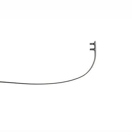 Zauszniki grafitowe 140 mm do opraw wierconych na tuleje, bez zawiasów