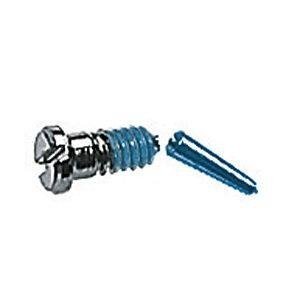 Śruby łamane 1,0 mm, srebrne - 50 szt