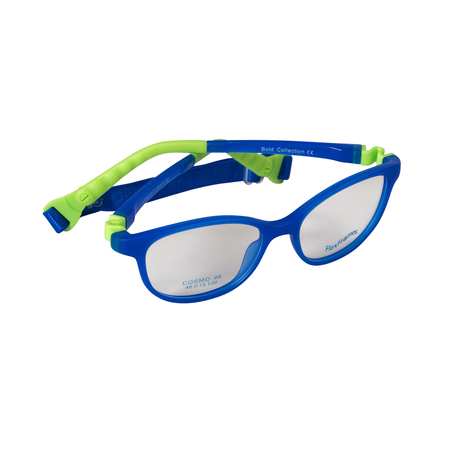 Oprawa korekcyjna dla dzieci Flex Frames Cosmo 44/14, C11 Królewski Błękitny / Miętowy Zielony