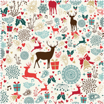 Ściereczka do okularów 18x18, Christmas Pattern 6, pakowana pojedynczo