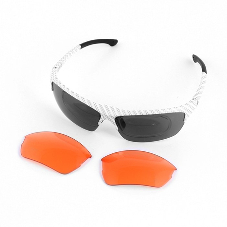 Okulary sportowe Leader Trail Matte Carbon z wkładką korekcyjną