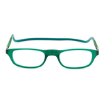 Okulary magnetyczne Slastik Leia 010 zielony 0,00 dpt