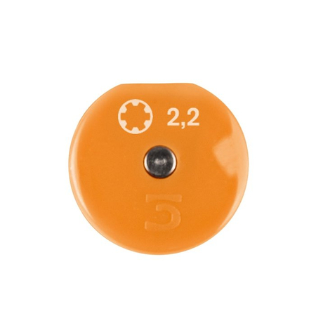 Klucz do nakrętek Standard, gwiazdkowy, 6-punktowy, 2,20 mm