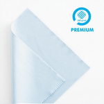 Ściereczki do okularów w jakości PREMIUM, kolor: jasny szary, 100 szt.