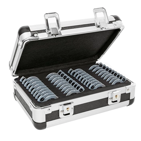 Zestaw pryzmatycznych soczewek próbnych z AR, w plastikowych ramkach