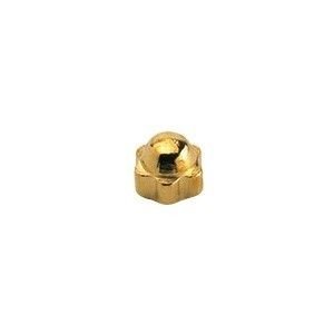 Nakrętki kapeluszowe gwint 1,6mm złote 100szt