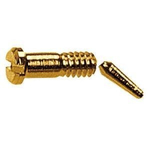 Śruby łamane 1,4 mm, złote - 100 szt