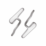 Wsporniki nanośników kieszeniowych, srebrne - 10 szt