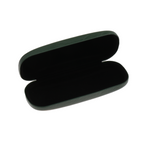 Etui na okulary z eko skóry, zielone