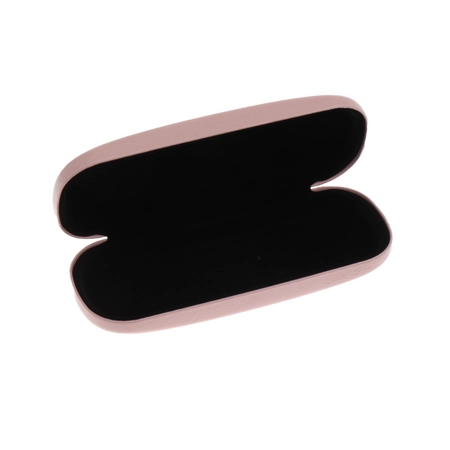 Etui na okulary z eko skóry, różowe