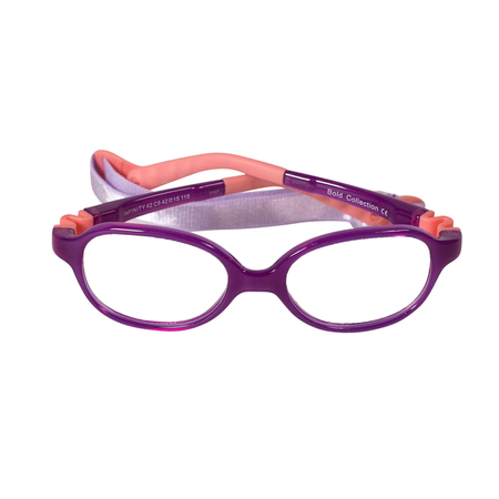 Oprawa korekcyjna dla dzieci Flex Frames Infinity 42/15, C05 Fioletowy / Różowy