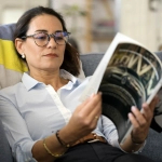 Okulary magnetyczne Slastik Taku 004 niebieskie +2,00 dpt