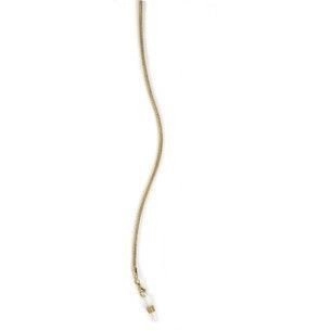 Łańcuszki do okularów metalowe, Pisa, złote - 3 szt.