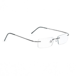 Oprawa korekcyjna z zausznikami  bez zawiasów, czarna