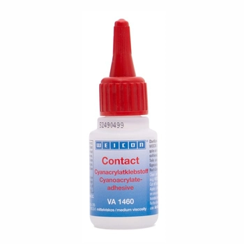 Klej cyjanoakrylowy kontaktowy bez wykwitów WEICON VA 1460 20 g