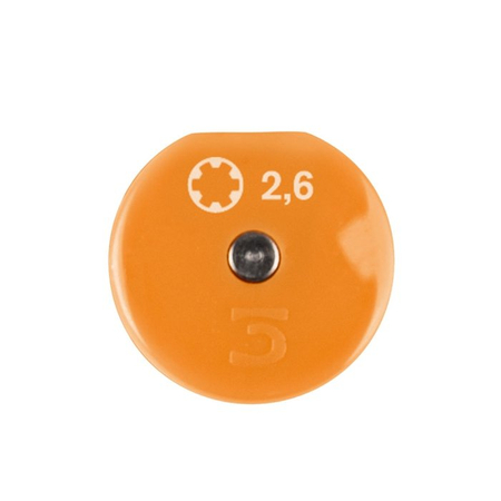 Klucz do nakrętek Standard, gwiazdkowy, 6-punktowy, 2,60 mm