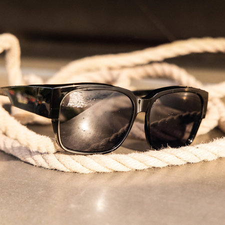 Okulary przeciwsłoneczne nakładane na okulary korekcyjne, Havana, błyszczący, Kiev S