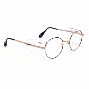 Okulary ochronne metalowe Houston (21), zloty/brązowy L