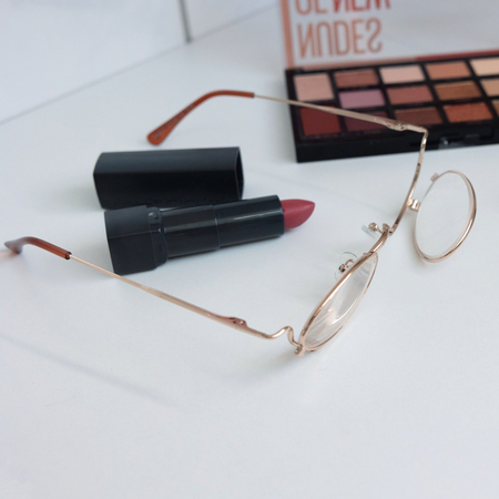 Okulary do makijażu Ara złote +2,00