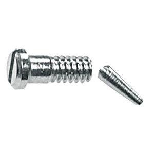 Śruby łamane 1,4 mm, srebrne - 100 szt