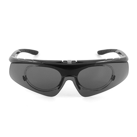 Okulary sportowe Leader Flash Matte Black z wkładką korekcyjną