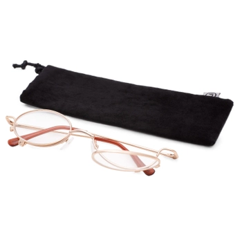 Okulary do makijażu Ara złote +3,50