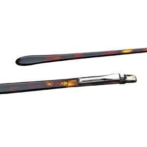 Zauszniki z octanu, 140 mm, wysokość 3,5 mm, ciemna havana