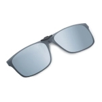 Nakładka Mykonos w prostokątnym kształcie, odchylana z powłoką lustrzaną i polaryzacją, 55 x 46 mm