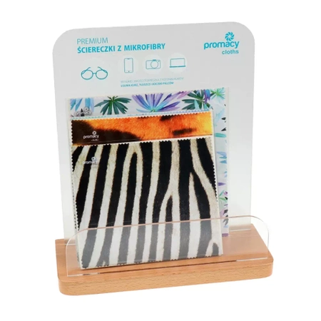 Ściereczki z mikrofibry z fotonadrukiem 45 sztuk - ekspozytor gratis