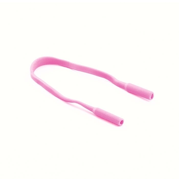 Opaski do okularów dziecięcych, silikonowe, różowe - 5 szt.