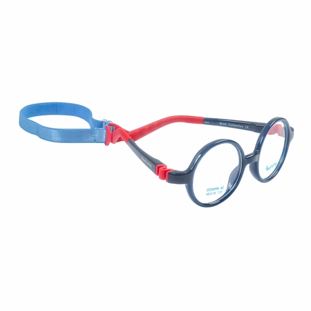 Oprawa korekcyjna dla dzieci Flex Frames Oompa 37/15, C10 Granatowy / Czerwony