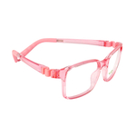 Oprawa korekcyjna dla dzieci Flex Frames Atlas 47/16, C24 Transparentny Różowy