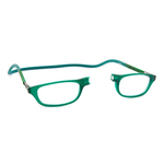 Okulary magnetyczne Slastik Leia 010 zielony 0,00 dpt