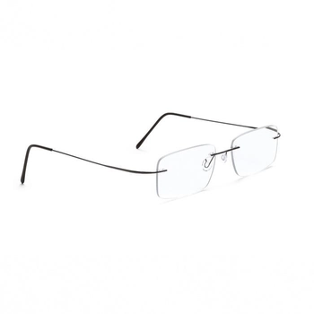Oprawa korekcyjna z zausznikami  bez zawiasów, grafitowa