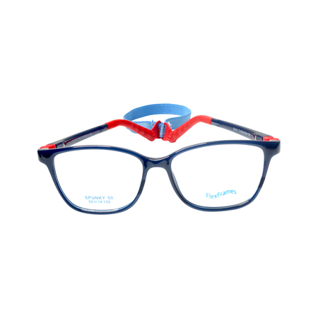 Oprawa korekcyjna dla dzieci Flex Frames Spunky 47/16, C10 Granatowy / Czerwony