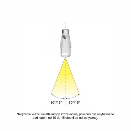 Jednorazowy pryzmat do tonometru aplanacyjnego Goldmanna TONOJET L900 1 szt