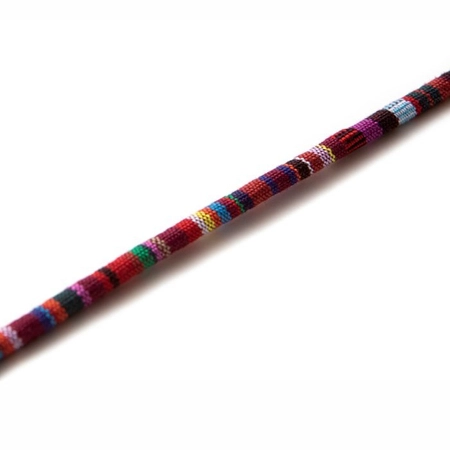 Sznureczki do okularów bawełniane w stylu BOHO, czerwone - 3 szt.