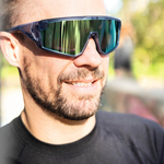 Okulary rowerowe/do biegania Gait, zielone z możliwością korekcji