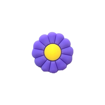 Ozdobny amulet na okulary BLINX Kwiatek fioletowy