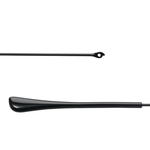 Zauszniki z płaskim zawiasem RAL,145 mm, średnica 1,3 mm, czarne