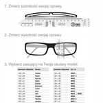 Okulary przeciwsłoneczne nakładane na korekcyjne z polaryzacją Aviator XL