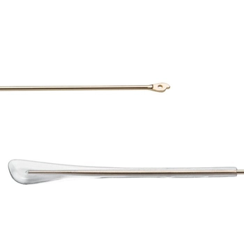 Zauszniki z płaskim zawiasem RAL, 145 mm, średnica 1,3 mm, złote