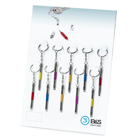 Wkrętak 5-funkcyjny z ekspozytorem - 10 szt