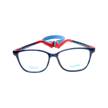 Oprawa korekcyjna dla dzieci Flex Frames Spunky 47/16, C10 Granatowy / Czerwony