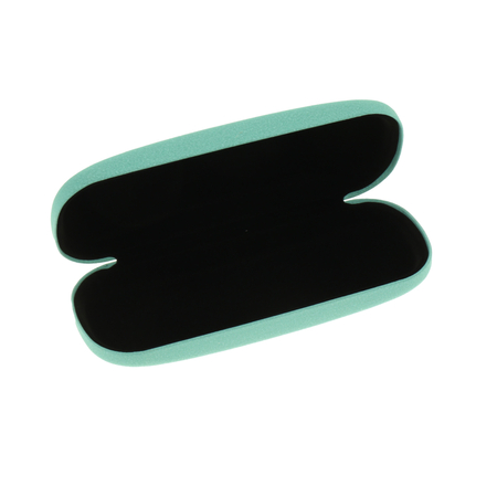 Etui na okulary matowe brokatowe miętowe