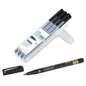 Pisak do znaczenia na szkle, czarny, super cienki