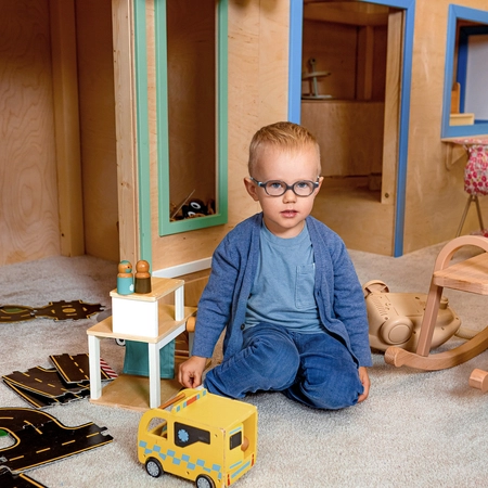 Oprawa korekcyjna dla dzieci Flex Frames Infinity 42/15, C05 Fioletowy / Różowy