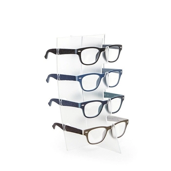 Ekspozytor akrylowy, matowy na 4 oprawy