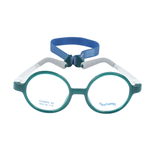 Oprawa korekcyjna dla dzieci Flex Frames Oompa 40/16, C16 Zielony / Biały