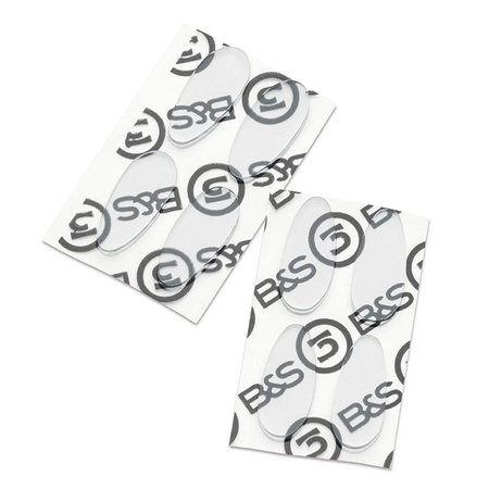 Naklejki na noski do okularów grubość 1 mm, asortyment 80 szt